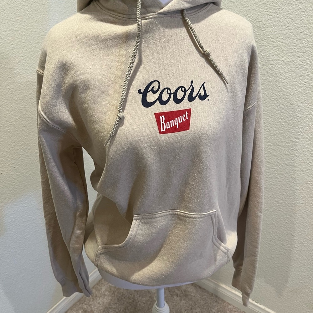 Coors Banquet Cream Hoodie for Men